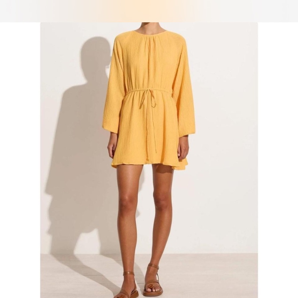 Faithful the Brand Yellow Women's Mini Dress